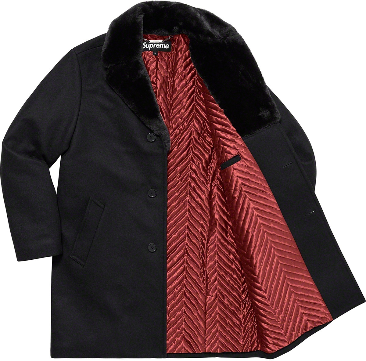 Fur Collar Car Coat view 11
